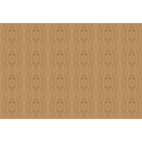 Papier peint panoramique marron design pour bureau | Tapisserie panoramique aspect bois pour salon | Papiers peints panoramiques motif géométrique - 270 x 400 cm (4 pièces) (1/2)