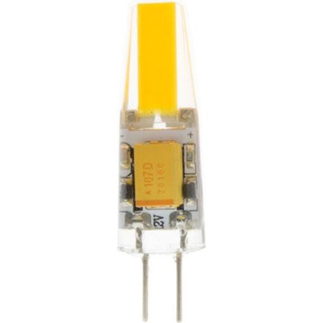 IluminaShop - Bombilla LED G4 12VDC COB 3W  Blanco Frio 6000K