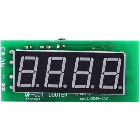 Module de Testeur de Cymomètre de Compteur de Fréquence avec Fonction de Mémoire QF-C04 à Affichage Numérique à 4 Chiffres DC4-40V. (1/4)