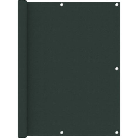 Écran de balcon Vert foncé 120x300 Tissu Oxford (1/5)