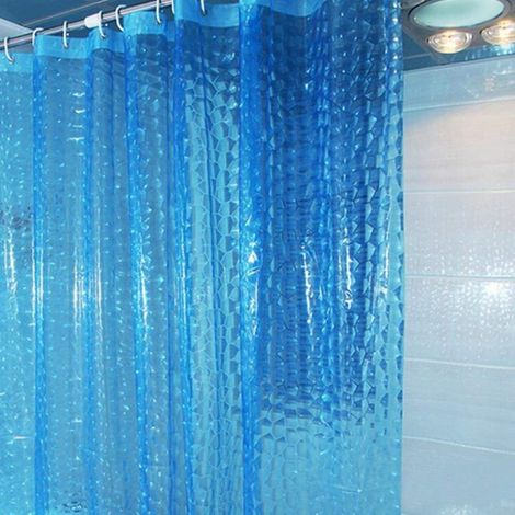 Translucent and waterproof shower curtain - 1.8/2 m - For bathroom (1/4)