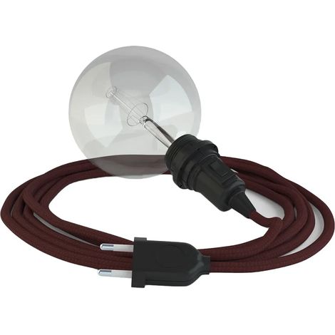 Lampe suspension Creative Cables rm19 câble textile 5m (1/3)