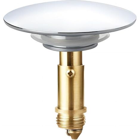 Couvercle D'évier en Laiton 66mm, Pop Up Bouchon de Lavabo, Bouchon de Vidange, Bouchon de Vidange pour Baignoire, Le Bouchon de Vidange de Lavabo de Cuisine, pour Évier de Cuisine (1/4)