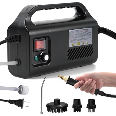 Ej.Life Nettoyeur Vapeur 2500W, Nettoyeur Vapeur à Main, avec 3 Têtes de Brosse , Chauffage Rapide Nettoyeur Vapeur Multifonctionnel (1/5)