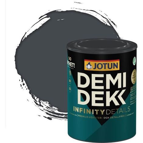 JOTUN - Peinture Bois, Lasure Opaque Satinée - RAL 7024 - Gris Graphite - 0,75L (1/2)