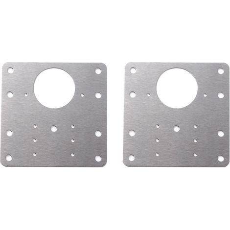 (2 Stück) Scharnierreparaturartefakt, Reparaturhalterungen, Platten, einfache Installation mit 12 Schrauben, für Holz, Möbel, Regale, Kabine
