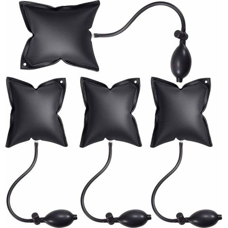 Air Wedges, Wedge/Cale/Arrêt De Porte/Pry Bar/Levier, 200 Kg Chaque (4 Pcs)