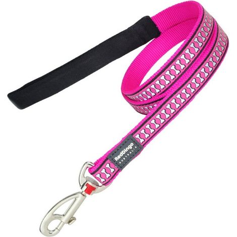 Laisse pour Chien Red Dingo Réfléchissant Fuchsia (2 x 120 cm)
