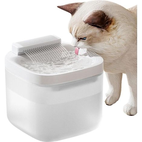 Fontaine pour Chats - Fontaine À Eau Silencieuse pour Chat - Automatique et