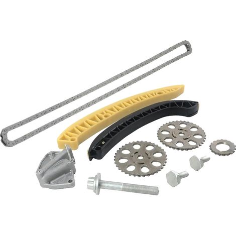 Kit catena di distribuzione, acciaio di alta qualità, progettato per motori da 1.2L, compatibile con SEAT Ibiza e ŠKODA Fabia, codice articolo del produttore: 03E109229A, prestazioni affidabili (1/5)