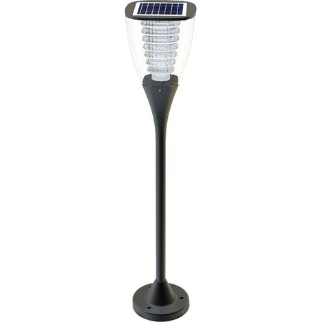 PowerNeed ESL-25H lampe solaire noire extérieure LED (1/5)