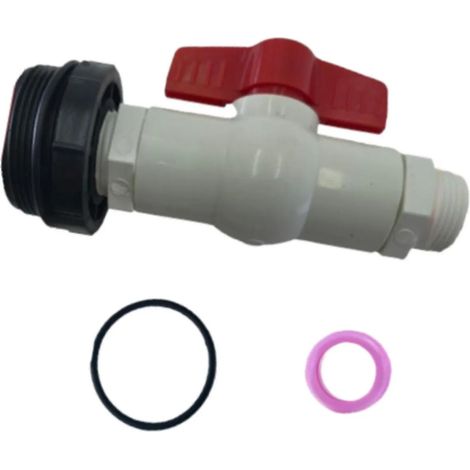 Adaptateur de robinet pour rcuprateur deau de pluie destin une utilisation extrieure au jardin (1/5)