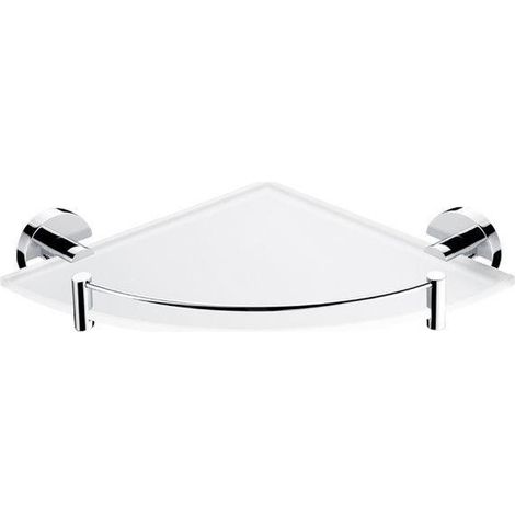 Nimco Unix - Tablette d'angle avec parc, verre dépoli/chrome UN 13091RBX-26 (1/2)