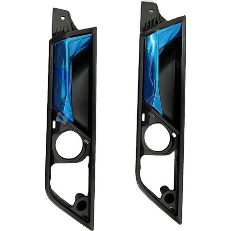 1 pair Color: Black + Silver Material: Plastic Car door inner handle Internal actuator Car door (1/4)