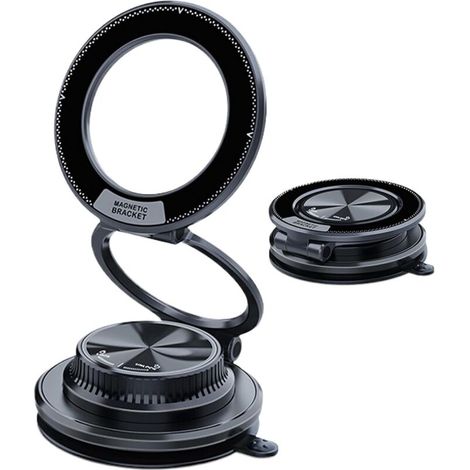 Support Téléphone Voiture Magnétique Ventouse Pliable Et (1/5)