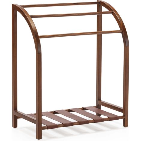 Toallero 76X40X91 Madera Marron/Cuero (1/3)
