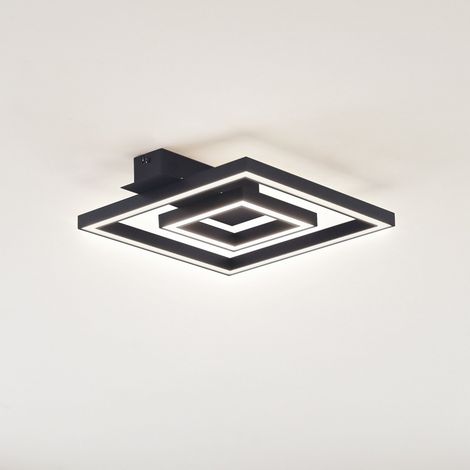 [GEBRAUCHT] B-Ware Lindby Led Deckenleuchte Madamo Schwarz 30 Cm 3000 K Deckenlampe Lampe Leuchte
