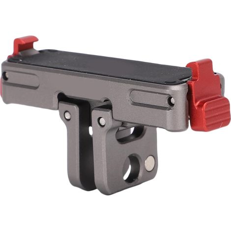Base Magnétique à Dégagement Rapide, Support en Alliage D'aluminium pour Appareil Photo, avec Filetage 1/4" et Adaptateur Pliable pour Accessoires de Trépied (1/5)