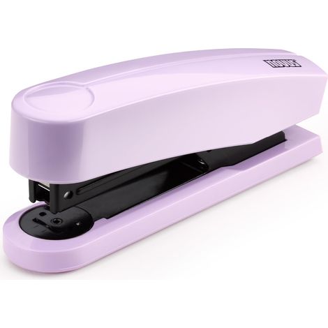 NOVUS Agrafeuse B2 Colour ID 2.0 (25 feuilles de capacité de agrafage, mécanisme de chargement par le haut, dispositif de métal avec revêtement plastique de, incl. 200 agrafes), couleur violet