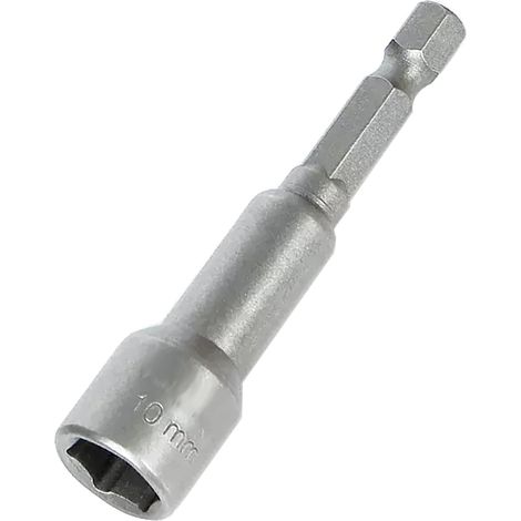 douille de tournevis à tige hexagonale magnétique de 10 mm pour perceuses, tourne-écrous et adaptateur de douille à choc (1/5)