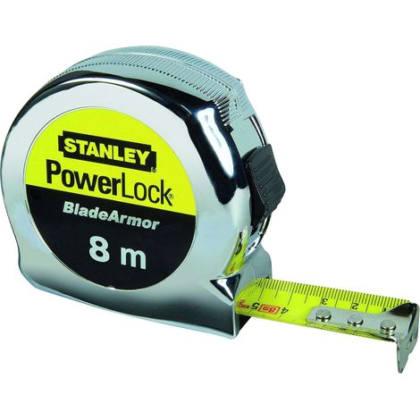 Stanley FLESSOMETRO POWERLOCK BLADE ARMOR  mt. 8x25 mm.