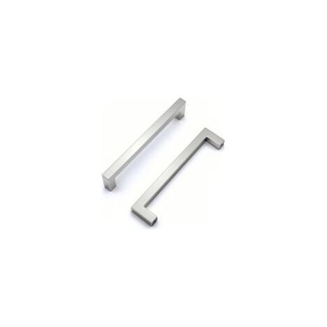 Poignée Meuble Cuisine - 2 pièces, Poignée Meuble Inox Argent Entraxe 160mm + Vis - Pour Tiroir/Porte (1/5)