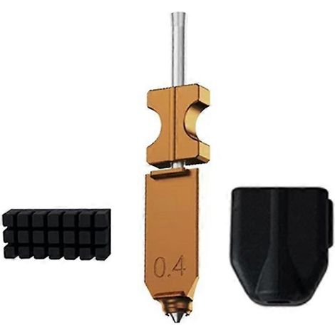 Kit de cubierta de silicona para cepillo de boquilla de extremo de 0,4 mm para Flashforge AD5X con funda de silicona para cepillo de boquilla de desmontaje rápido. (1/5)