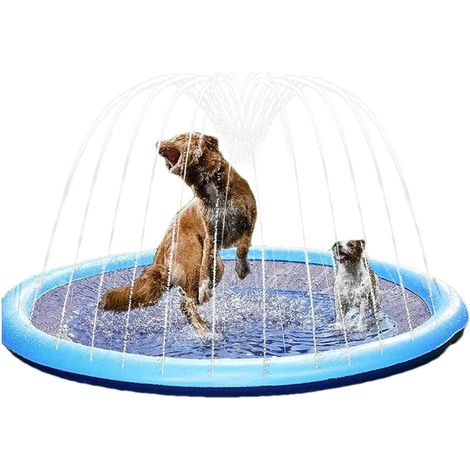 Tapis de Jeu d'eau d'arrosage, Aire de Jeu pour, Tapis de pulvérisation antidérapant pour Piscine extérieure, Plage, de pulvérisation pour, garçons et Filles (1/5)