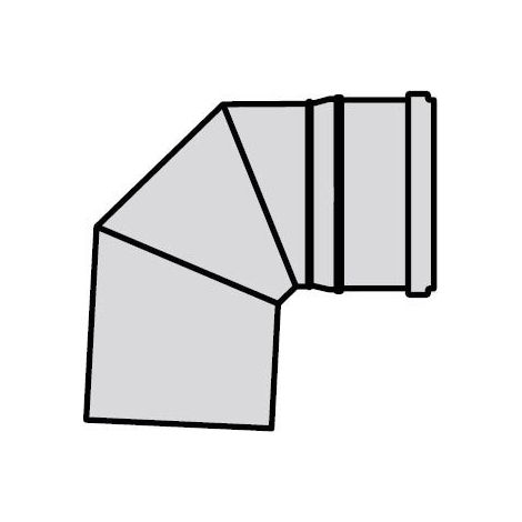Vaillant Curva 87 gradi DN 200 PP, 0020095553