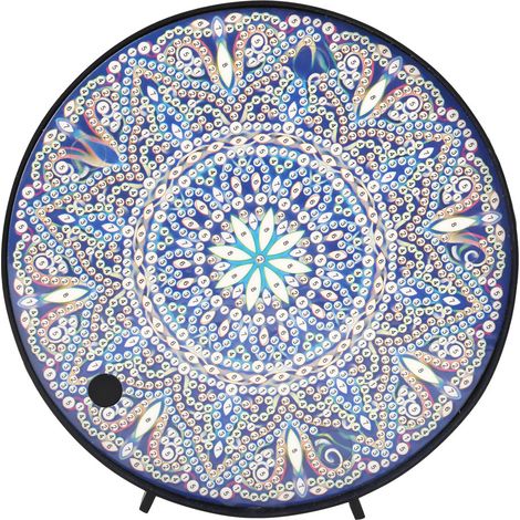 Veilleuse à peindre au diamant, motif mandala en forme spéciale, décoration intérieure ZXD020 (1/5)