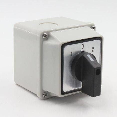 LW26 20/2 Inverseur de source universel avec boîtier de montage20 A Sélecteur universel à came rotative（6.86.87.2cm） (1/4)