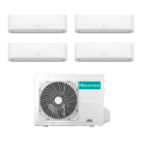 HISENSE Climatizzatore Condizionatore Hisense Quadri Split Inverter serie HI- COMFORT 9+9+9+12 con 4AMW81U4RJC R-32 9000+9000+9000+12000 Wifi integrato
