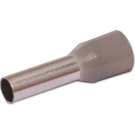 QUADRIOS Aderendhülse 22C430, 4 mm², Grau, Teilisoliert, 100 Stück (1/3)
