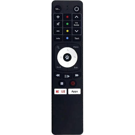 Replace Remote for Fetch H671T M616T M605T H626T for Gen 2 Mighty Mini Mighty Set Top 4K TV Box HD R Black (1/5)