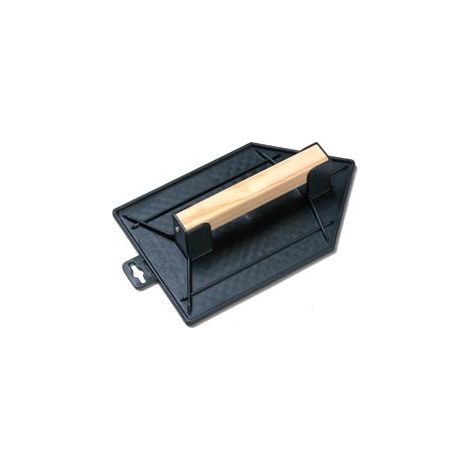 Taloche noir manche bois pointue 14x8cm Vinmer