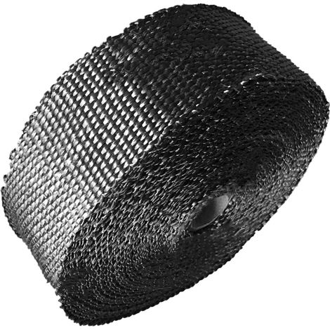 Bande isolante thermique de 5 mètres pour tuyau d'échappement de moto, avec ruban isolant thermique, adaptée aux voitures, véhicules tout-terrain et karts. (1/5)