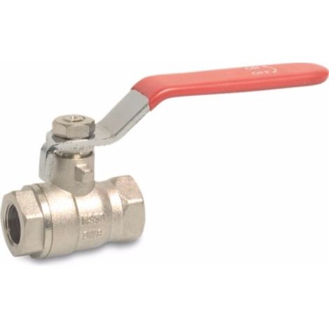 Válvula de bola de latón de 1/4" 15 bar 40 mm rosca externa 2600401000 granito