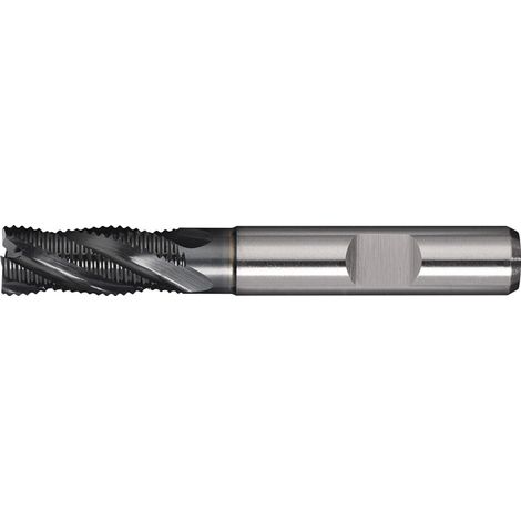 TECWERK Schaftfräser DIN 844 Typ HR D.8mm HSS-Co PM ALCRONA Weldon Z.4 kurz TECWERK