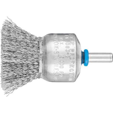 PFERD TOOLS Pinselbürste ungezopft PBU Ø30mm Schaft-Ø6 mm Edelstahl-Draht-Ø0,20 10 Stk (1/5)