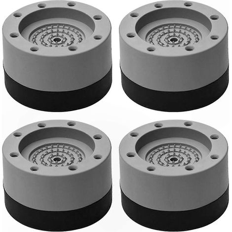 Verstellbare Antivibrationskissen für Möbel und Haushaltsgeräte, Geräuschdämpfer, robuste Fußstützen für Waschmaschinen und andere Haushaltsgeräte. (1/5)