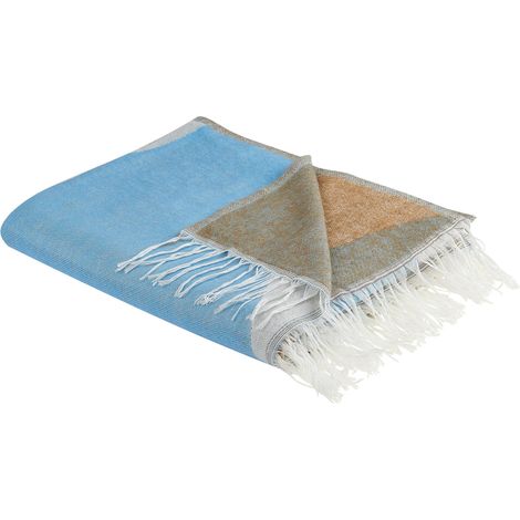 Kuscheldecke HAKUI 130 x 170 cm Blau
