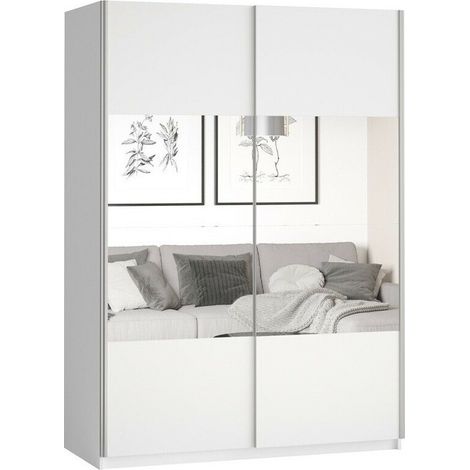Armario Melvele 111 , 210x120x61cm, Puertas de armario: Correderas, Número de estantes: 0 (1/4)