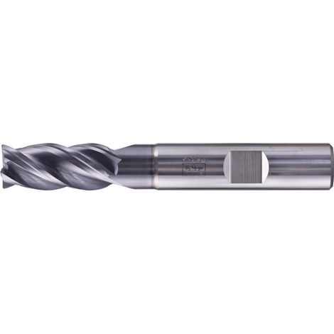 PFERD VHM Eckfräser lang 4 Schneiden Ø 12 mm 45° Fase TiAlN Schaft HB Universal Line Schruppen Schlichten Nuten (1/5)