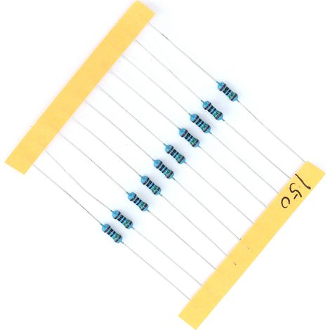 Kit de 300 résistances à film métallique (30 valeurs différentes : 10 Ω, 1 MΩ, 1/4 W, 1 %) – Composants électroniques (1/5)