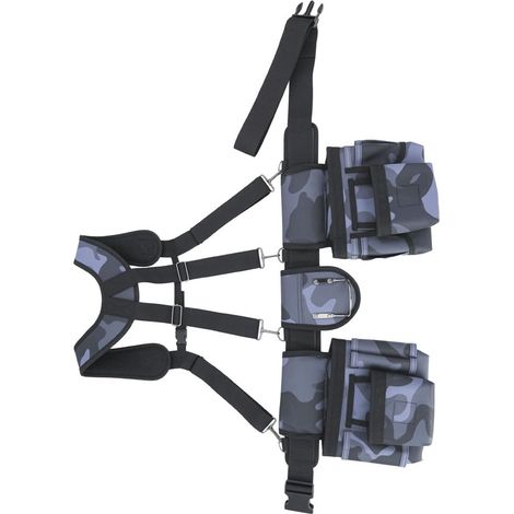 Ceinture porte-outils avec bretelles pour plus de confort et d'efficacité pendant de longues heures de travail Ceinture de rangement étanche (1/4)