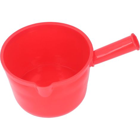 Mestolo da giardino, mestolo efficiente con grande capacità in PE leggero ed esteso per uso in cucina (rosso) (1/5)