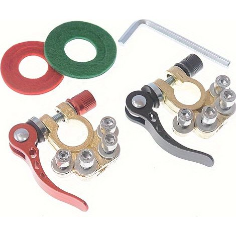 Irovami Connecteurs batterie déconnexion rapide – lot 2, auto/bateau/remorque