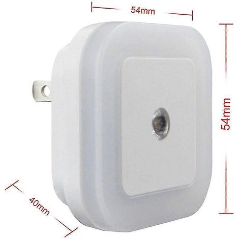 Veilleuse LED automatique à capteur pour la maison, mini lampe carrée pour chambre de bébé aux normes européennes et américaines (1/5)