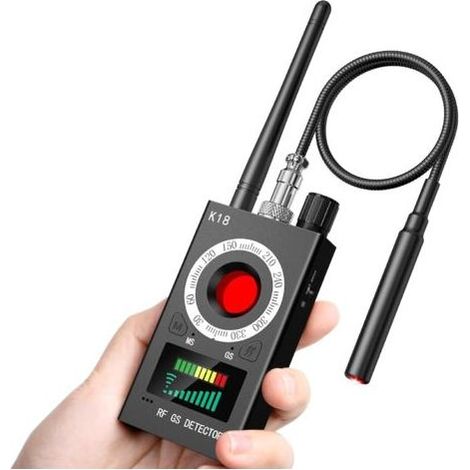 Anti-Espion Bug Détecteur, Détecteur RF sans Fil pour caméra dissimulée, GSM ÉCoute Device Finder Radar Radio Scanner Signal sans Fil Alarme (1/5)