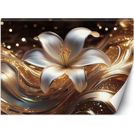 Papier peint Fleur de lys or 250x175 (1/5)